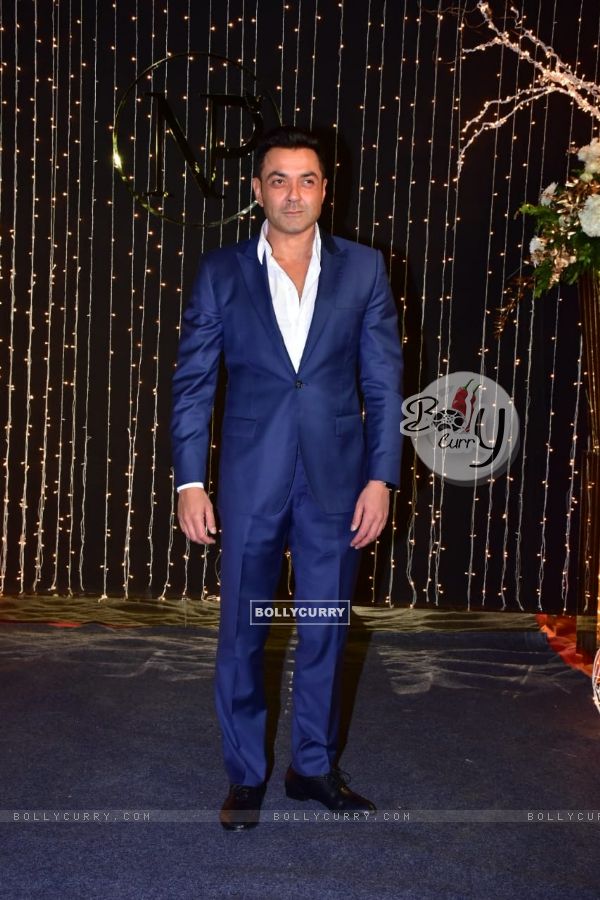 Bobby Deol at Priyanka Chopra and Nick Jonas Wedding Reception, Mumbai