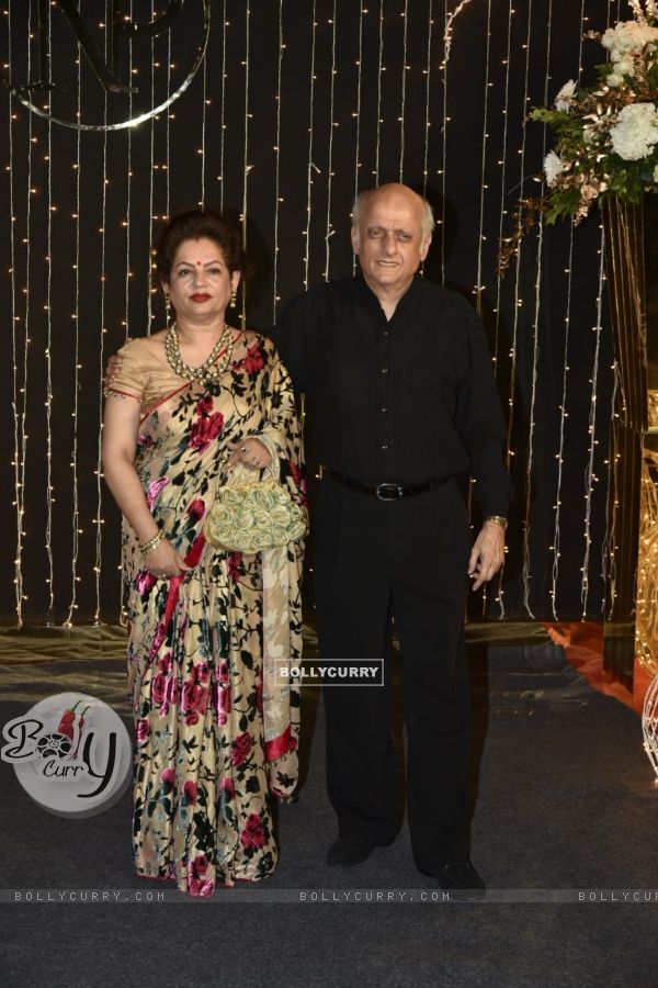 Mukesh Bhatt at Priyanka Chopra and Nick Jonas Wedding Reception, Mumbai