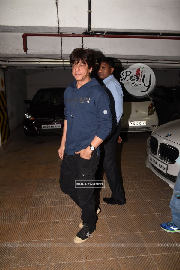 Shah Rukh Khan spotted for Zero's Screening