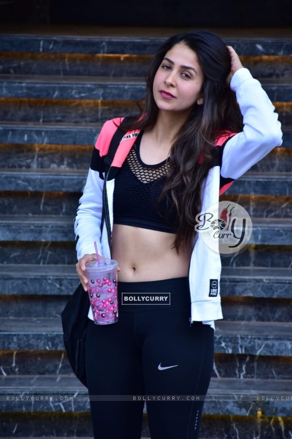 Malvika Raaj snapped after Gym