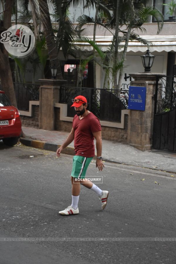 Saif Ali Khan spotted around the town