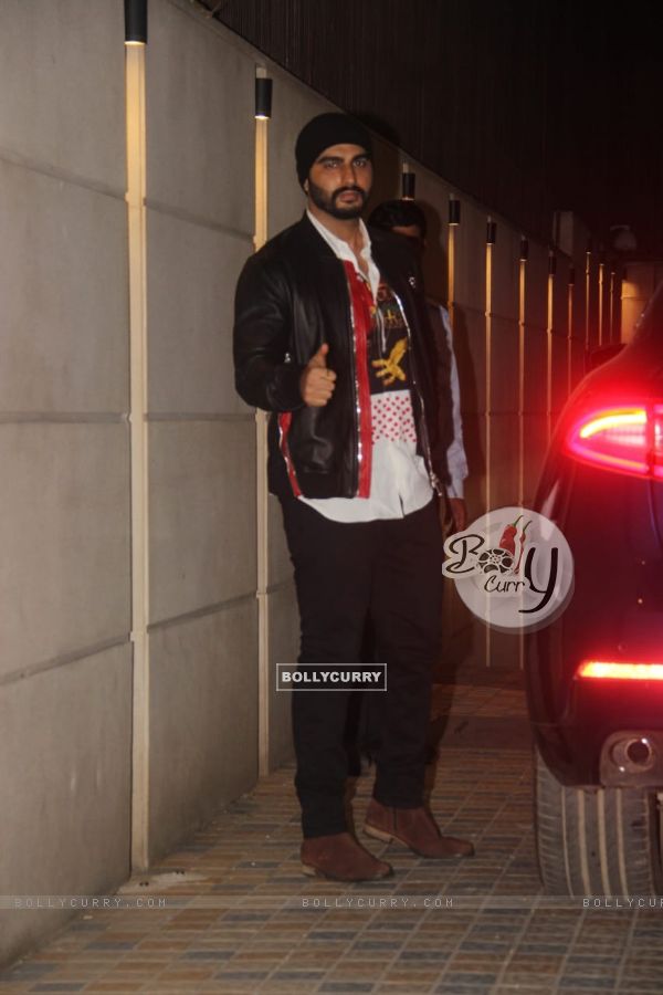 Arjun Kapoor at Saif Ali Khan House Christmas Party Pictures