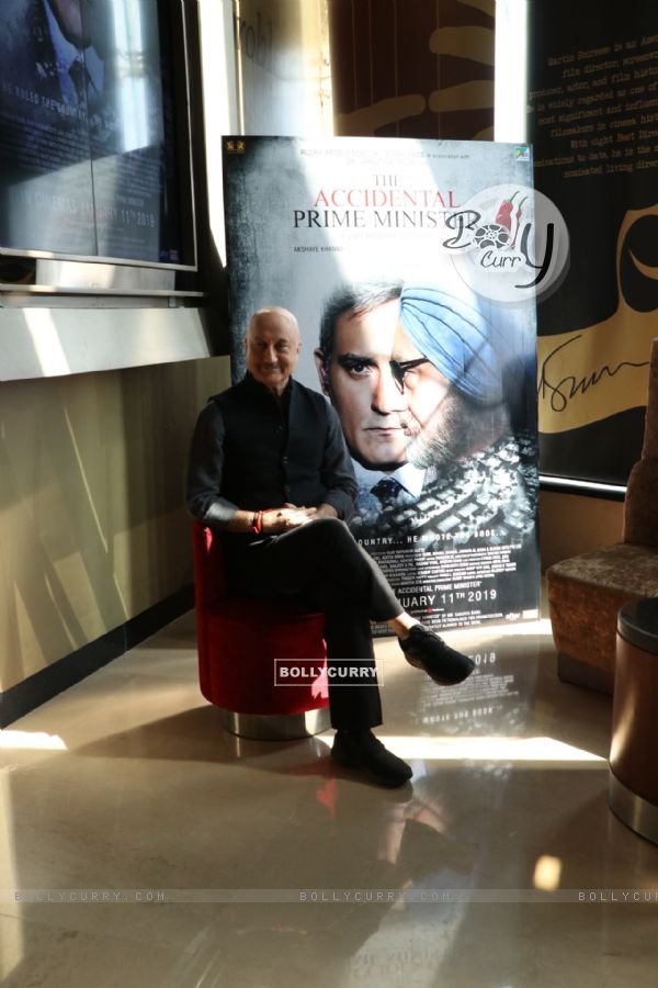 Anupam Kher at The Accidental Prime Minister trailer launch (442636)