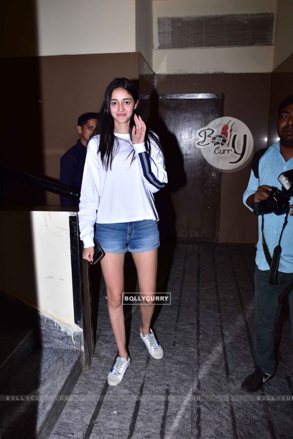 Ananya Pandey spotted around the town