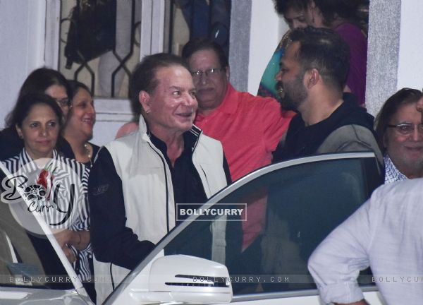 Salim Khan and Rohit Shetty attend the special screening of Simmba (442814)