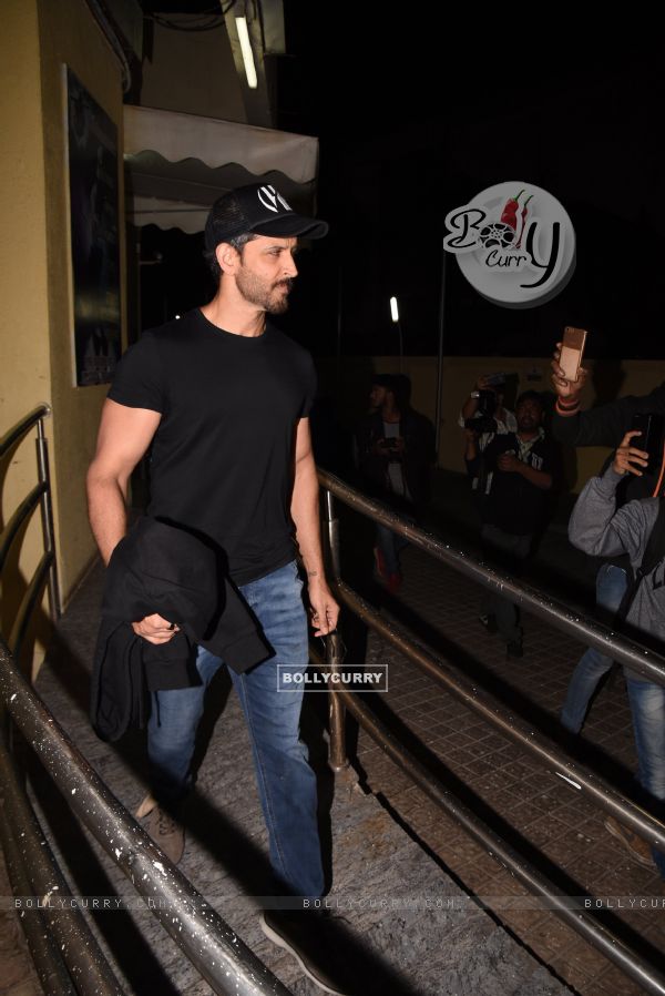 Hrithik Roshan spotted around the town