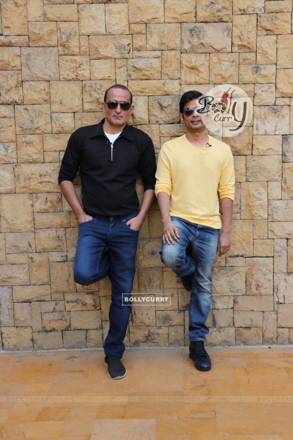 Akshaye Khanna and Director Vijay Gutte at The Accidental Prime Minister Promotions (442991)