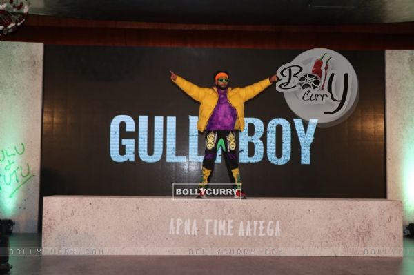 Ranveer Singh at Gully Boy Trailer launch