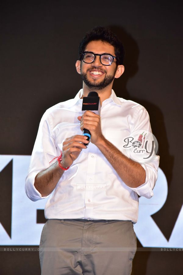 Aditya Thackeray snapped at 'Thackeray' Music Launch