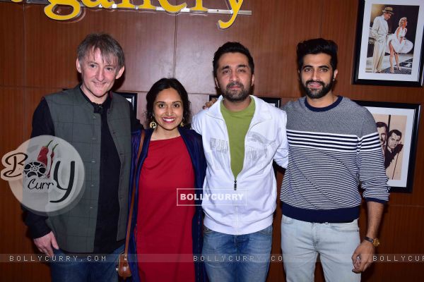 Siddhanth Kapoor, Akshay Oberoi, Pia Sukanya, Micheal Ward at 'Bombairiya' screening (443302)
