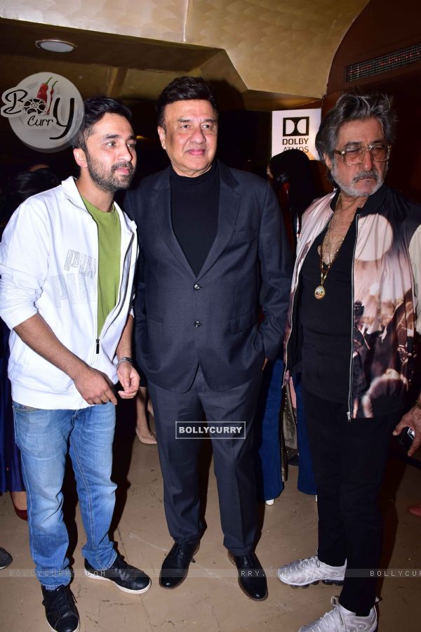Siddhanth Kapoor, Anu Malik, Shakti Kapoor at 'Bombairiya' screening (443312)