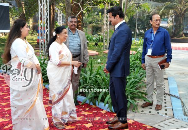 Asha Bhosle snapped at The National Museum of Indian Cinema