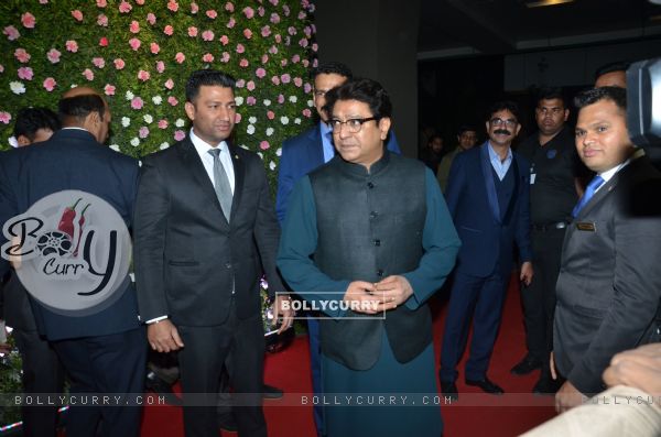 Raj Thackeray at Amit Thackeray's reception