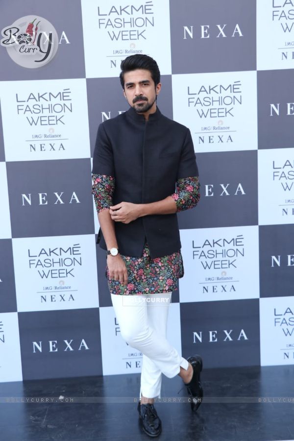 Saqib Saleem at Lakme Fashion Week Day 1