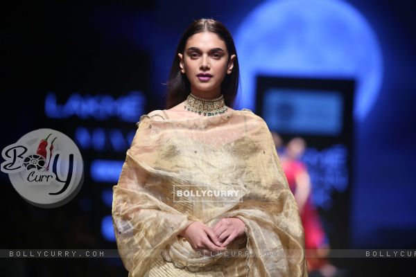 Aditi Rao Hydari snapped at Lakme Fashion Week