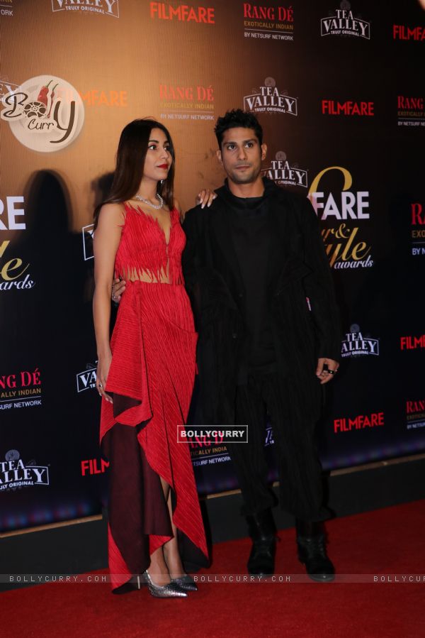Prateik Babbar with wife attend Filmfare Awards