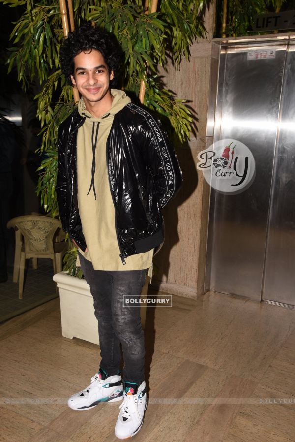 Budding actor Ishaan Khattar attend the Gully Boy screening
