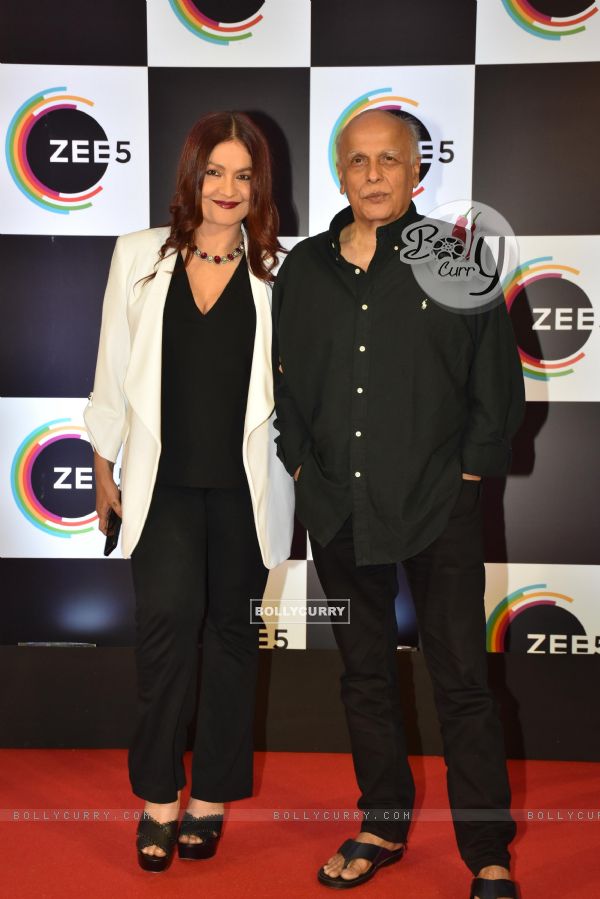 Mahesh Bhatt and Pooja Bhatt snapped at Zee5 Event