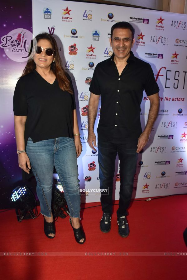 Archana and Parmeet snapped at CINTAA Act Fest