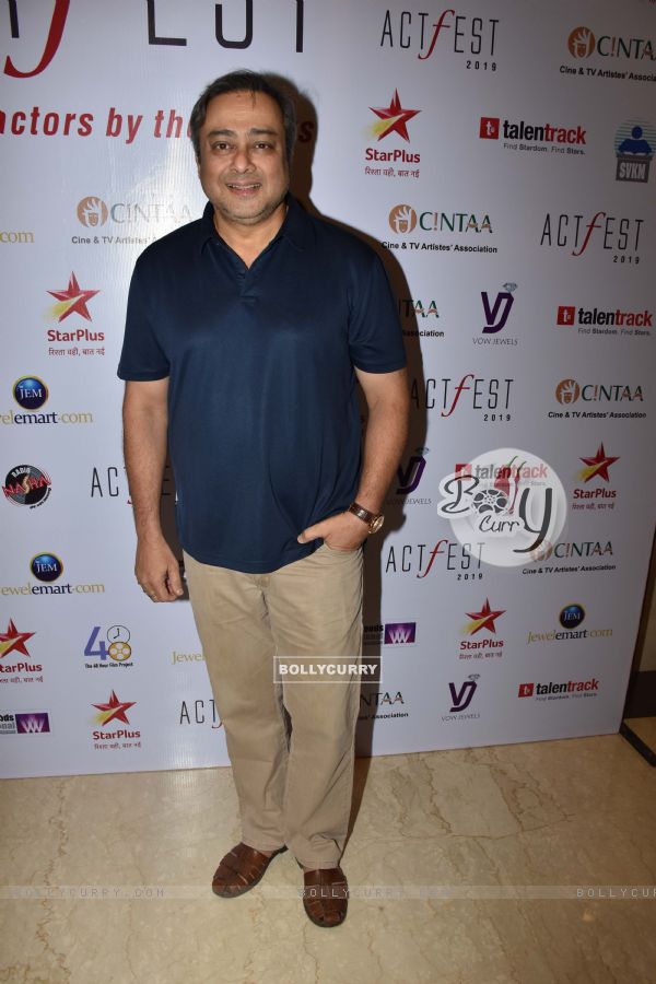 Sachin Khedekar snapped at CINTAA Act Fest