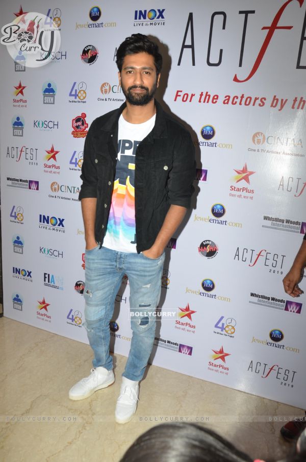 Vicky Kaushal snapped at CINTAA Act Fest
