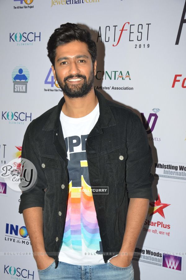 Vicky Kaushal snapped at CINTAA Act Fest
