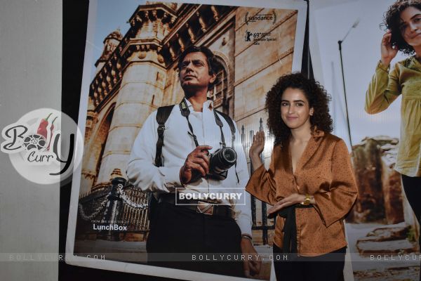 Sanya Malhotra at the promotions of her upcoming film 'Photograph'