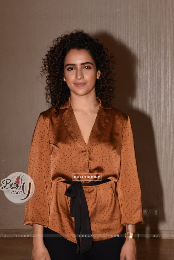 Bollywood diva Sanya Malhotra snapped during the promotions of her upcoming film (444832)