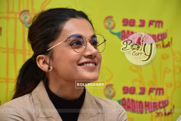 Taapsee Pannu Snapped during Badla song launch (444877)