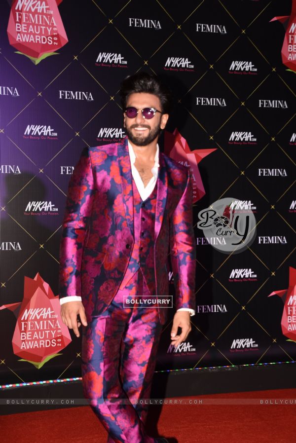 Ranveer Singh at Nykaa Femina Beauty Awards 2019