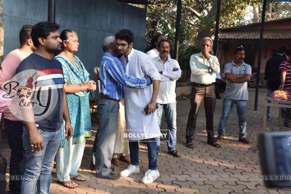 Celebrites Spotted at Raj Kumar Barjatya's Funeral