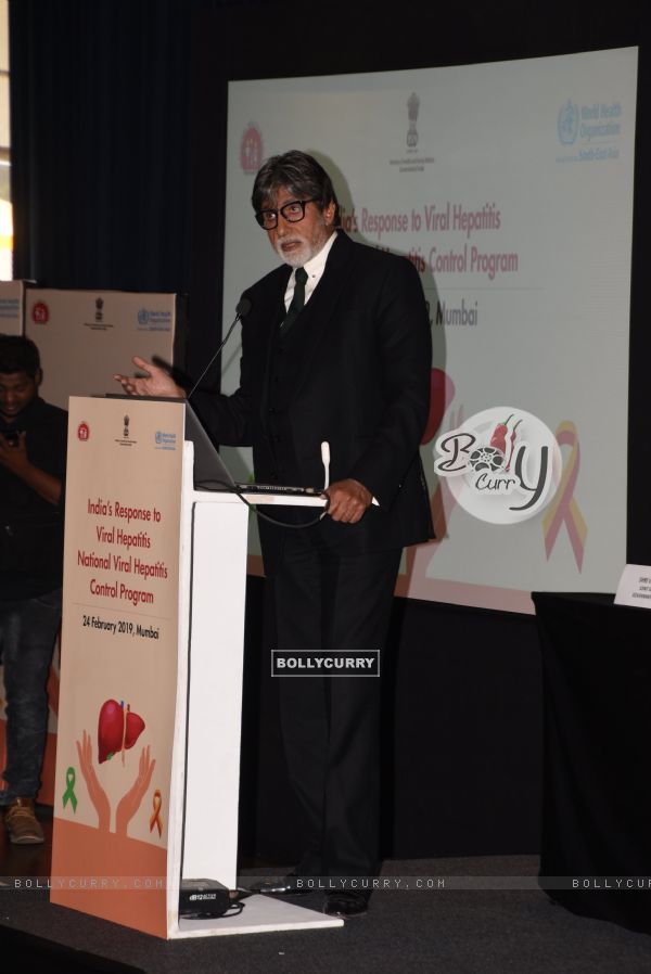 Amitabh Bachchan at National Viral Hepatitis Control program