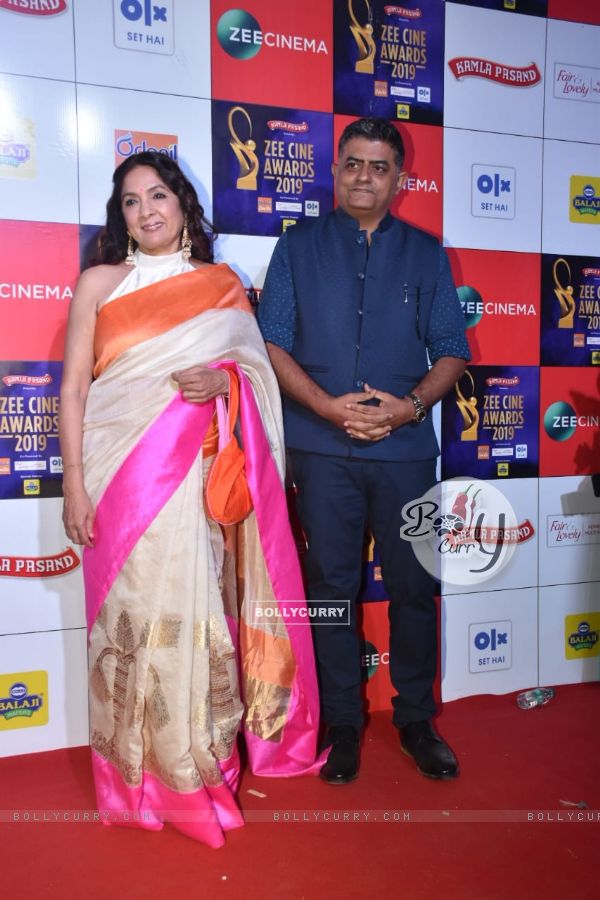 Neena Gupta and Gajraj Rao papped at Zee Cine Awards!
