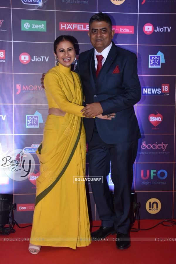 Rasika Duggal and Gajraj Rao at REEL Awards!