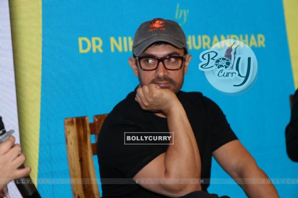Aamir Khan snapped at a Book Launch