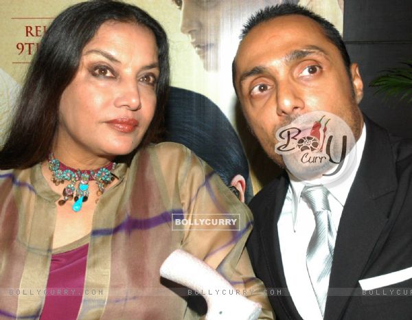 Shabana Azmi and Rahul Bose in the premeire of the movie The Japanese Wife