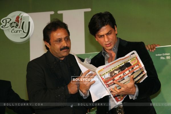 Shah Rukh Khan at the launch of a health magazine "Health International" in Mumbai on April8