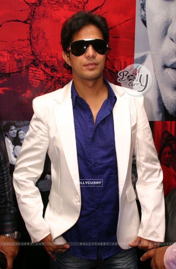 Bollywood actor Rajveer, at the music launch for the film "Ruslaan", in New Delhi on Tuesday (Photo-IANS)