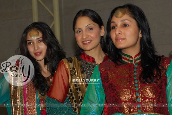 Models are display the Salwar Suits at a press conferance organised by Council of Kolkata Unstitched