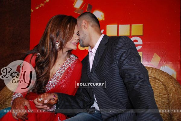 Rakhi Sawant with her Fiance Elesh Parujanwala in Media