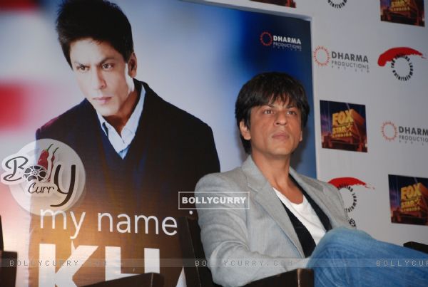 Bollywood actors Shah Rukh Khan at "My Name is Khan" Press Meet, in Mumbai