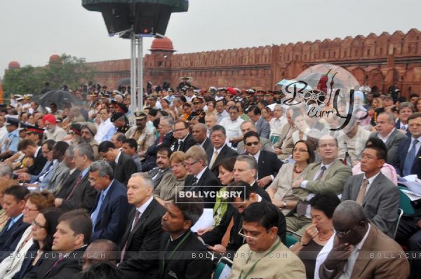 Diplomats and Dignitaries at the Red Fort, on the occasion of 63rd Independence Day in New Delhi on 15 August 2009
