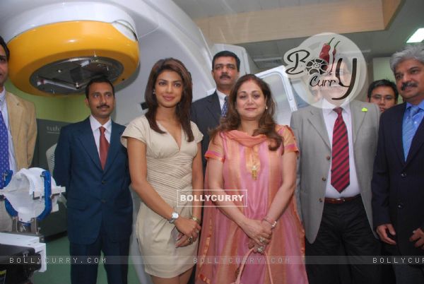 Priyanka Chopra and Tina Ambani Launch "Novalis Radiosuregery Scanner" for Tumors at Ambani Hospital