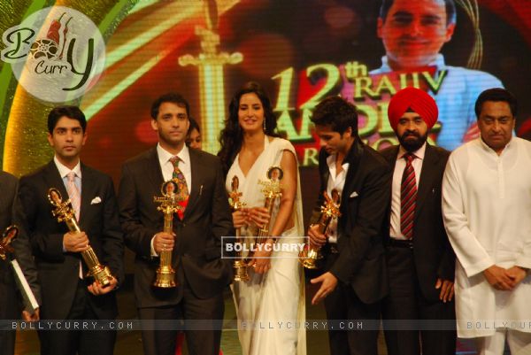 Katrina Kaif and Shahid Kapoor at the "Rajiv Gandhi Awards"