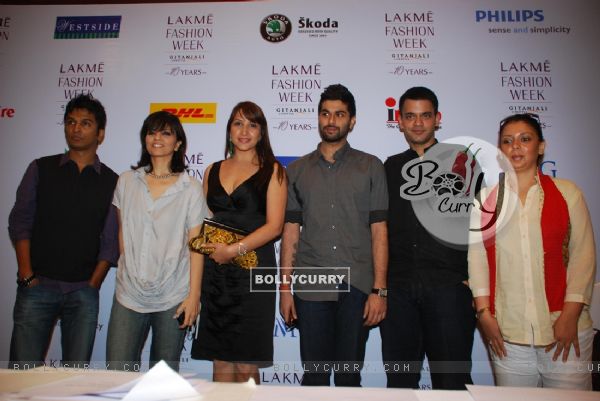 Top Designers at Lakme fashion week press meet