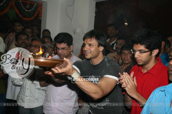 Vivek Oberoi at Andheri ka Raja Ganpati