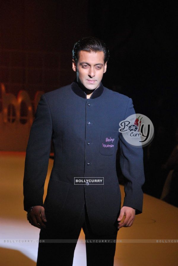 Salman Khan''s Being Human show at HDIL India Couture Week on Day 2