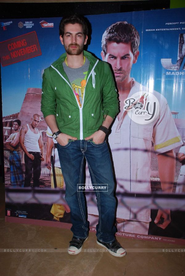 Bollywood actor Neil Nitin Mukesh at the special screening of his new film "Jail" (81885)