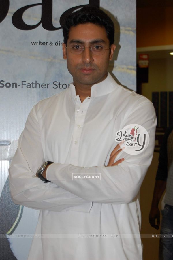 Bollywood Actor Abhishek Bachchan during the promotion of forthcoming film ''Paa'' at BIG FM 927 in Mumbai on Monday, 16 November 2009