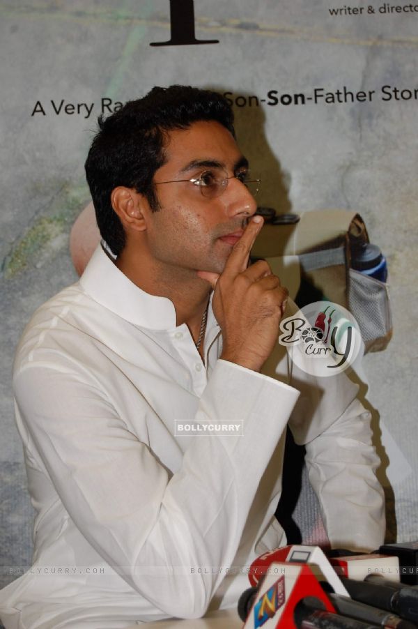 Bollywood Actor Abhishek Bachchan during the promotion of forthcoming film ''Paa'' at BIG FM 927 in Mumbai on Monday, 16 November 2009 (82183)